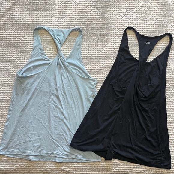 Alo Don’t Get It Twisted Tank Lot of 2 - Picture 1 of 9